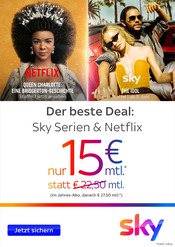 Aktueller Sky Prospekt "Der beste Deal: Sky Serien & Netflix" mit 4 Seiten
