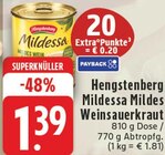 Aktuelles Mildessa Mildes Weinsauerkraut Angebot bei EDEKA in Koblenz ab 1,39 €