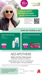 mea - meine apotheke Prospekt für Essen: "Unsere Mai-Angebote", 4 Seiten, 01.05.2026 - 31.05.2026