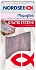 Matjesfilets im Angebot bei REWE in Gladbeck Matjesfilets Angebote von Nordsee bei REWE Gladbeck für 2,49 €