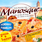 Pizza surgelée - LA PIZZA DE MANOSQUE à 9,99 € dans le catalogue Carrefour