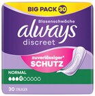 Discreet Pants im Rossmann Prospekt Discreet Pants von Always im aktuellen Rossmann Prospekt für 7,77 €