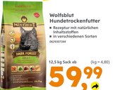 Hundetrockenfutter im Angebot bei Globus-Baumarkt in Peine Hundetrockenfutter Angebote von Wolfsblut bei Globus-Baumarkt Peine für 59,99 €