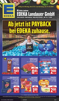 EDEKA Prospekt Wir lieben Lebensmittel! mit  Seiten in Obermichelbach und Umgebung