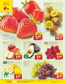 Erdbeeren im Netto Marken-Discount Prospekt "Aktuelle Angebote" mit 44 Seiten (Offenbach (Main))