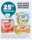 25% versés sur ma Carte U sur tout Materne epicerie - Materne dans le catalogue U Express