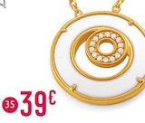 Collier en plaqué or à 39,00 € dans le catalogue E.Leclerc