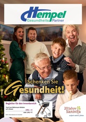 Hempel GesundheitsPartner GmbH Sanitätshäuser Prospekt der aktuellen Woche mit 6 Seiten, gültig von 12.11.2025 bis 31.01.2026, in Berlin und Umgebung Aktueller Hempel GesundheitsPartner GmbH Sanitätshäuser Prospekt in Berlin und Umgebung, "Schenken Sie Gesundheit!" mit 6 Seiten, 12.11.2025 - 31.01.2026