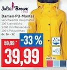Damen-PU-Mantel im Angebot bei Kaufhaus Stolz in Bremerhaven Damen-PU-Mantel Angebote von Julia Brown by STOLZ bei Kaufhaus Stolz Bremerhaven für 39,99 €