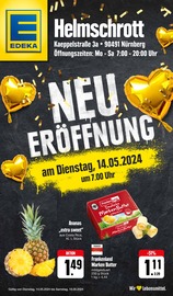 Aktueller EDEKA Supermarkt Prospekt in Fürth und Umgebung, "NEUERÖFFNUNG" mit 4 Seiten, 14.05.2024 - 18.05.2024