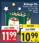 Pils Angebote von Bitburger bei E center Erkrath für 10,99 €