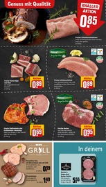 Aktueller REWE Prospekt mit Schweinefleisch, "Dein Markt", Seite 8