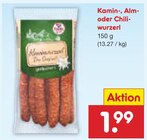 Kamin-, Alm- oder Chiliwurzerl im Angebot bei Netto Marken-Discount in Bamberg Kamin-, Alm- oder Chiliwurzerl Angebote bei Netto Marken-Discount Bamberg für 1,99 €