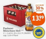 Münchner Hell von Paulaner im aktuellen tegut Prospekt für 13,99 €