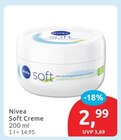 Soft Creme im budni Prospekt Soft Creme von Nivea im aktuellen budni Prospekt für 2,99 €