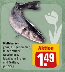 Fisch im aktuellen REWE Prospekt für €1.49