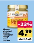 Heimischer Honig im Angebot bei Netto mit dem Scottie in Potsdam Heimischer Honig Angebote von Bienenwirtschaft Meißen bei Netto mit dem Scottie Potsdam für 4,99 €