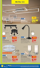 Lidl Tischleuchte im Prospekt 