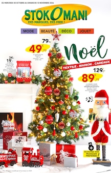 Prospectus Stokomani de la semaine "Noël" avec 1 pages, valide du 30/10/2024 au 10/11/2024 pour Perpignan et alentours