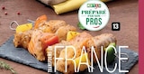 Brochette de saumon, lieu noir et poivrons à Supermarchés Match dans Insming