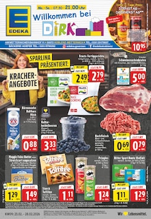 EDEKA Prospekt der Woche "Aktuelle Angebote" Seite 1, 23.02.2026 bis 28.02.2026 für Koblenz Aktueller EDEKA Prospekt "Aktuelle Angebote" Seite 1 von 24 Seiten für Koblenz