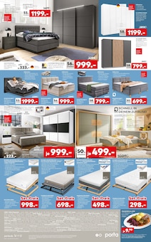 Boxspringbett im porta Möbel Prospekt "FROHES NEUES SPAREN!" mit 4 Seiten (Berlin)