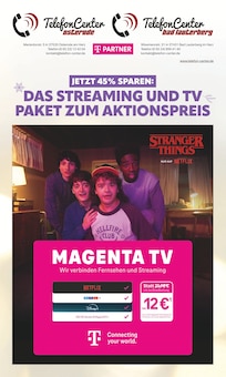 Aktueller Telefon Center Bad Lauterberg Prospekt (Herzberg (Harz), 12 Seiten zum blättern Telefon Center Bad Lauterberg Prospekt DAS STREAMING UND TV PAKET ZUM AKTIONSPREIS mit 12 Seiten