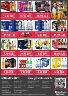 Cola im aktuellen Nuck Getränke Prospekt (Pirna) Cola im Nuck Getränke Prospekt "DIE GETRÄNKEKÖNNER" mit 2 Seiten (Pirna)