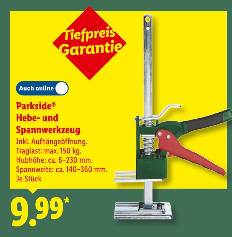 Hebe- und Spannwerkzeug