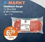 Rindfleisch-Burger von V-MARKT im aktuellen V-Markt Prospekt für 6,29 €