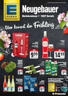 EDEKA Erlangen Prospekt "Hier kommt der Frühling" mit 2 Seiten