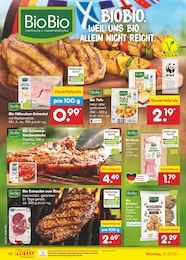 Bio Rindfleisch Angebot im aktuellen Netto Marken-Discount Prospekt auf Seite 12