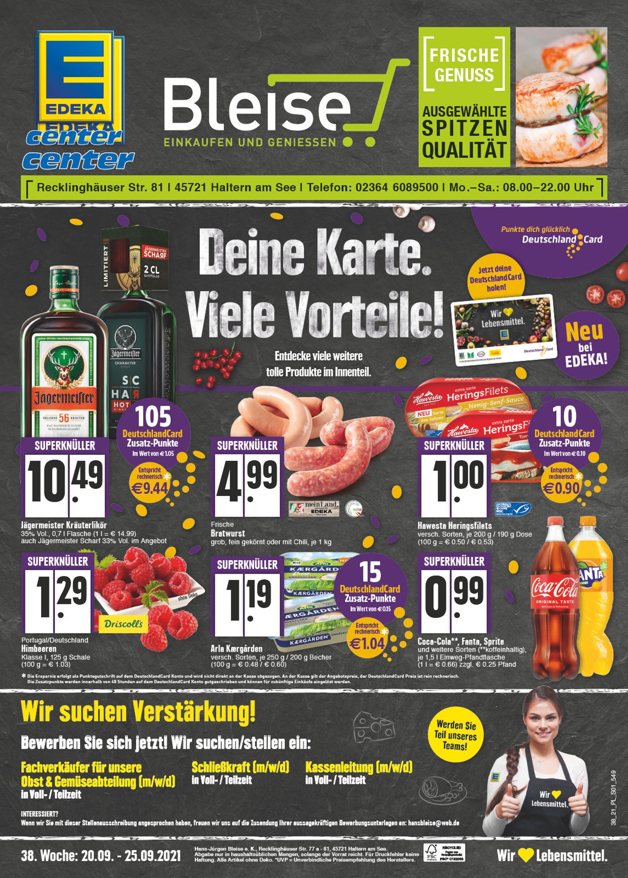 E center Prospekt für Dülmen mit 24 Seiten E center Prospekt für Dülmen: "Aktuelle Angebote", 24 Seiten, 20.09.2021 - 25.09.2021