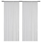Aktuelle Gardinen Angebote bei IKEA in München Aktuelles Gardinenstore/Paar weiß Punkte/mit Tunnelsaum Angebot bei IKEA in München ab 8,49 €