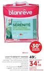 Couette Sérénité Tempérée - Blanrêve dans le catalogue Super U