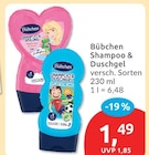 Shampoo & Duschgel von Bübchen für 1,49 € bei budni im Angebot Shampoo & Duschgel von Bübchen im aktuellen budni Prospekt