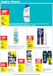 Prix et réduction Shampooing dans le prospectus Carrefour en cours Offre Shampooing dans le catalogue Carrefour du moment à la page 67