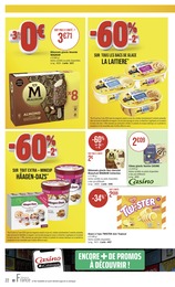 Offre Gâteau au chocolat surgelé dans le catalogue Casino Supermarchés du moment à la page 22