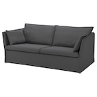 Bezug 3er-Sofa Hallarp grau Hallarp grau Angebote von BACKSÄLEN bei IKEA Magdeburg für 109,00 €