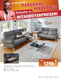 Ledersofa Angebot im aktuellen Polstermöbel Fischer Prospekt auf Seite 11