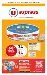 Catalogue Supermarchés U Express en cours à Saint-Lô et alentours, U Express, 1 page, 30/04/2024 - 12/05/2024