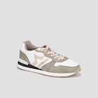 Baskets bi-matière à lacets Creeks vert kaki femme dans le catalogue La Halle