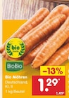 Bio Möhren von BioBio im aktuellen Netto Marken-Discount Prospekt für 1,29 €