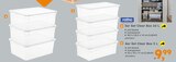 3er Set Clear Box von rotho für 9,99 € bei Globus-Baumarkt im Angebot 3er Set Clear Box von rotho im aktuellen Globus-Baumarkt Prospekt