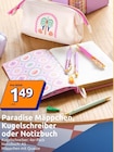Buero im Action Prospekt Paradise Mäppchen, Kugelschreiber, Notizbuch im aktuellen Action Prospekt für 1,49 €