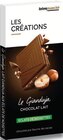 Tablette Gianduja Éclats de Noisettes - LES CRÉATIONS dans le catalogue Intermarché Super