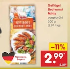 Aktuelle Bratwurst Angebote bei Netto Marken-Discount in Würzburg Aktuelles Geflügel Bratwurst Minis Angebot bei Netto Marken-Discount in Würzburg ab 2,99 €
