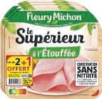 Jambon le supérieur à l’étouffée conservation sans nitrite - FLEURY MICHON à 8,10 € dans le catalogue Carrefour