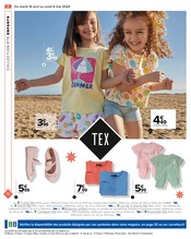 T-Shirt Angebote im Prospekt "TEX les petits prix ne se cachent pas" von Carrefour auf Seite 4