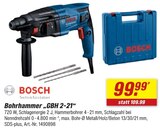 Bohrhammer GBH 2-21 Angebote von Bosch bei toom Baumarkt Voerde für 99,99 €